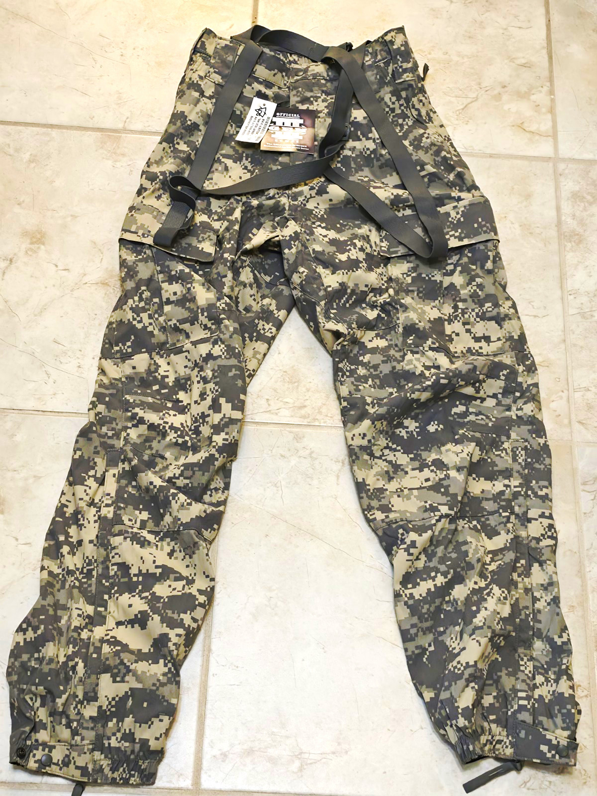 NEW UCP/ACU Propper ECWCS Gen III Level 5 Soft Shell Pants Small Long Suspender