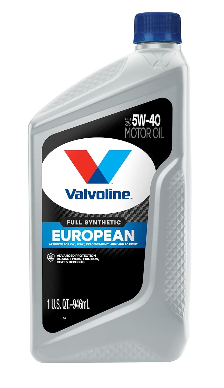 Valvoline European 5W-40 Full Synthetic Motor Oil 1 Quart 1 QT 1L Genuine