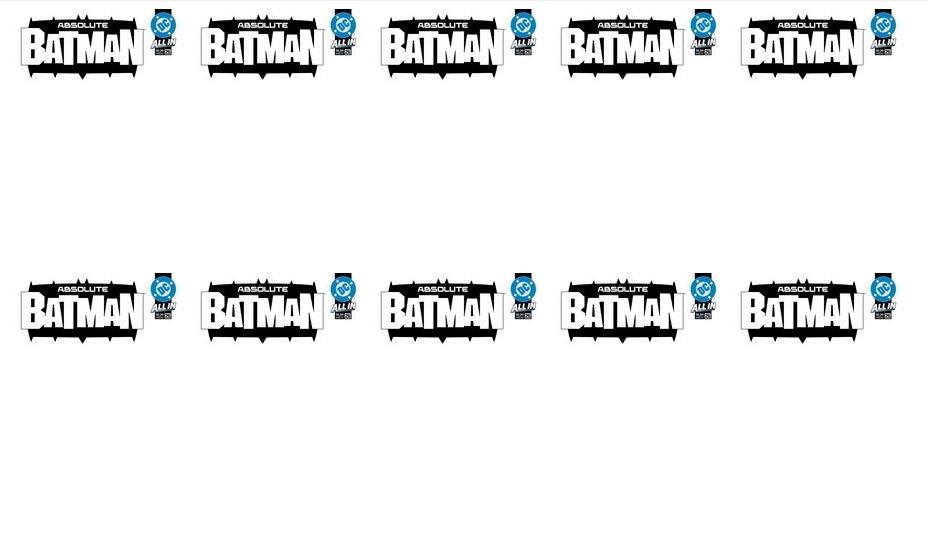 ABSOLUTE BATMAN #25 (PRESEL10/28/2026) BLANK SKETCH CARD STOCK VARIANT LOT OF 10