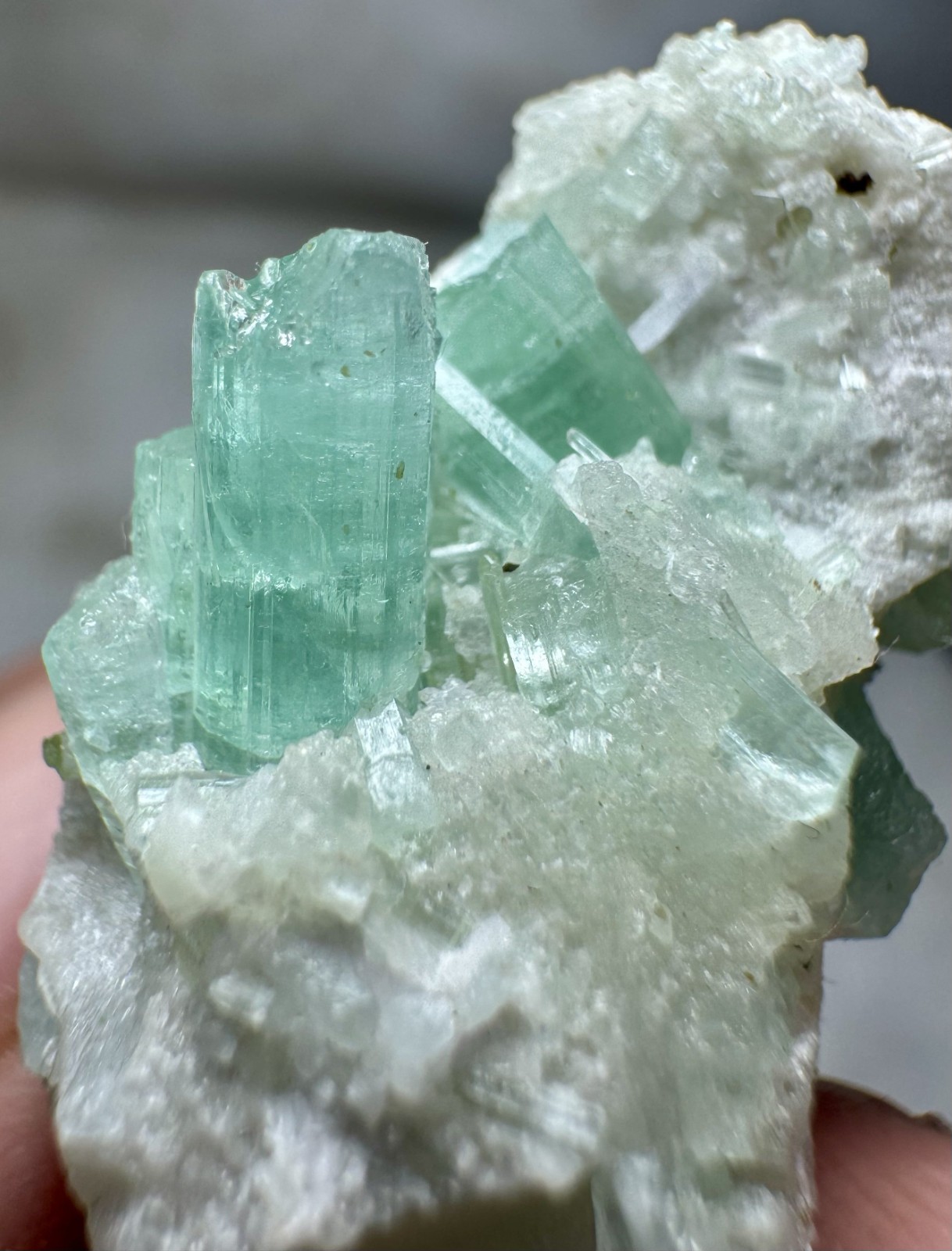 52Ct Extremly Outstanding Natural Lagoan Tourmaline Crystals On Matrix @AFG
