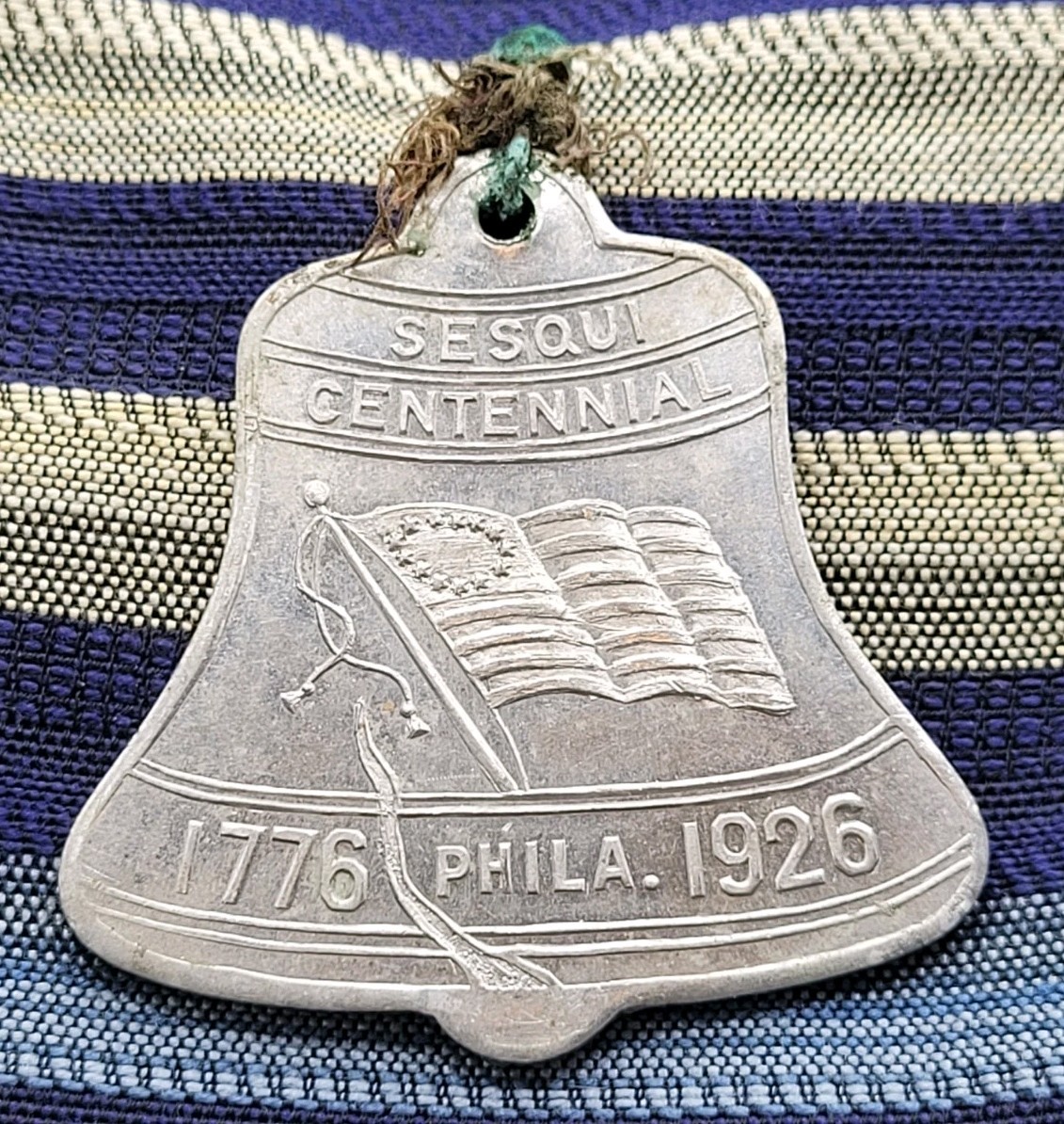 Antique Cast Metal 1926 Sesqui Centennial Liberty Bell 1776 Phila. 1926 Medal 