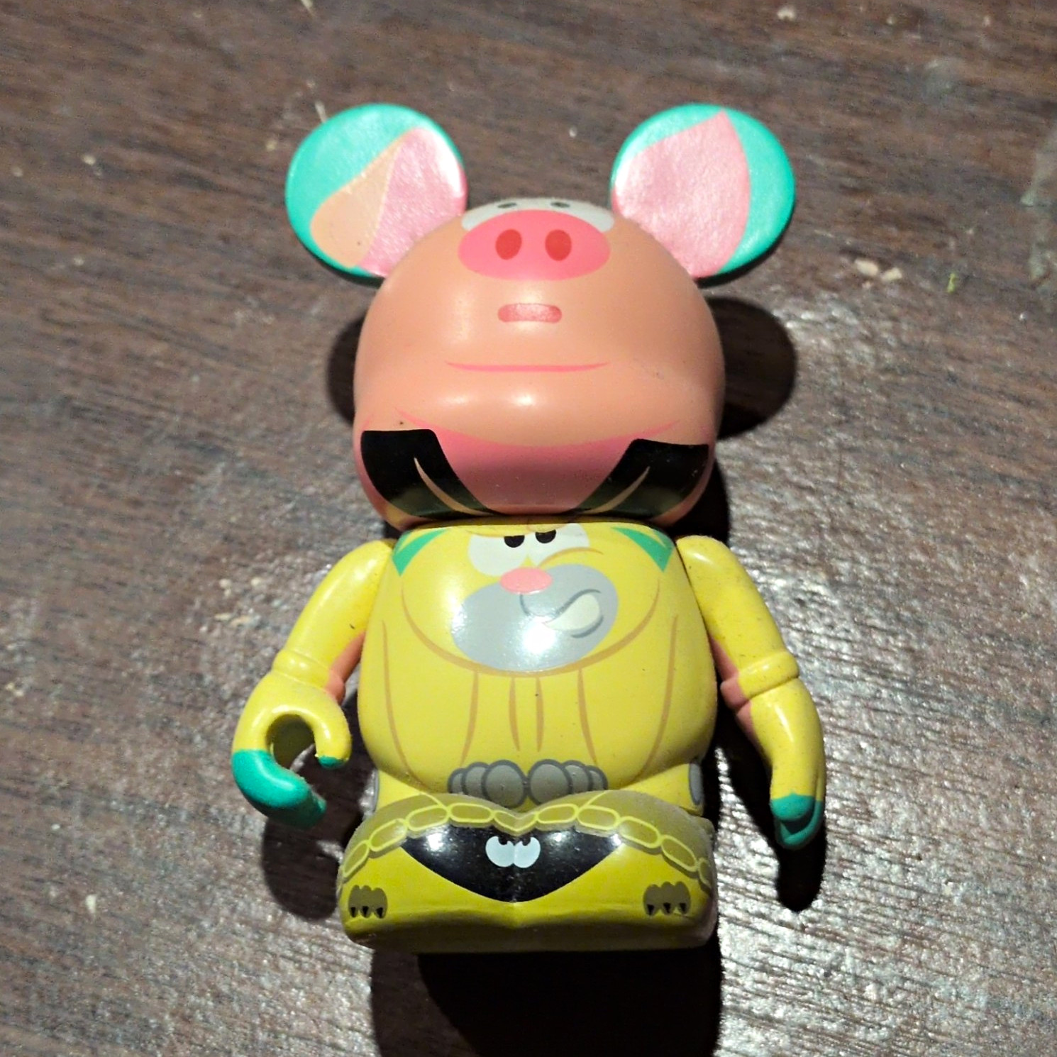 Disney Vinylmation Piglet Figure Yellow Outfit 3\