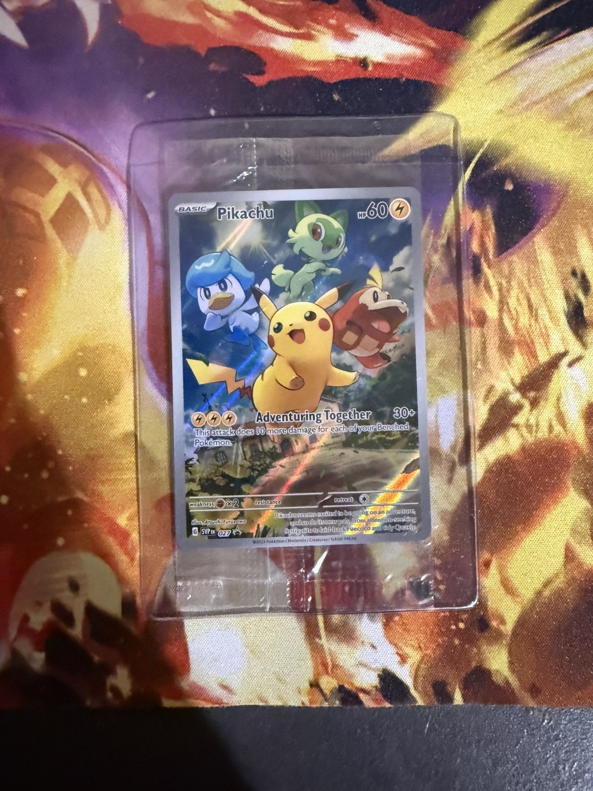 Pokémon TCG Pikachu Promo SVP 027 New And Sealed
