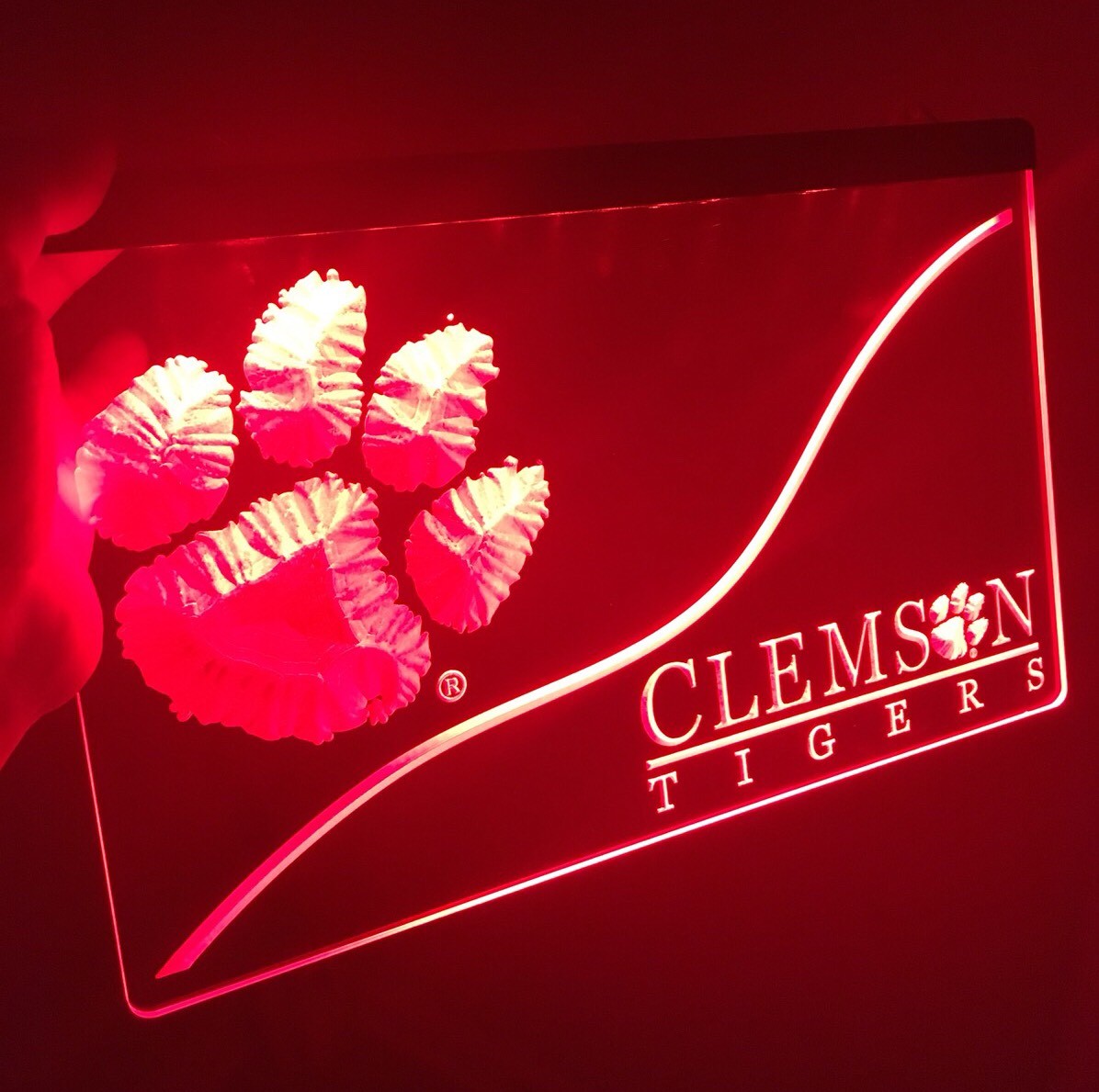 CLEMSON TIGERS, LED Neon Sign for Game Room,Office,Bar,Man Cave, NEW