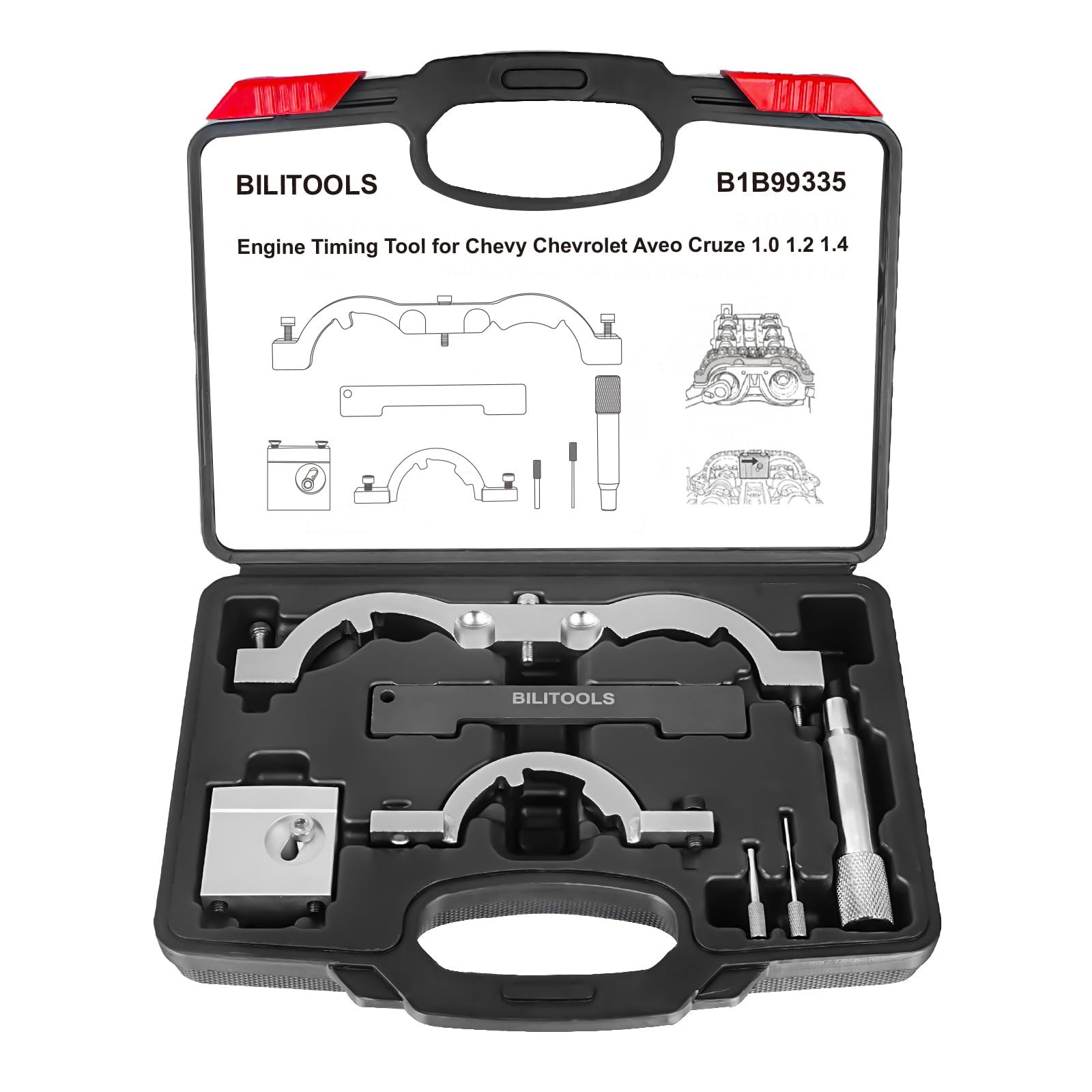BILITOOLS 1.0 1.2 1.4 L Turbo Engine Timing Tool Kit Compatible with GM Chevrole