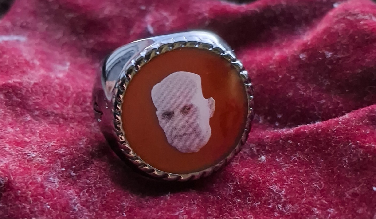 Rare Fraternitas Saturni Ritual Ring - Eugen Grosche (Gregor A. Gregorius)
