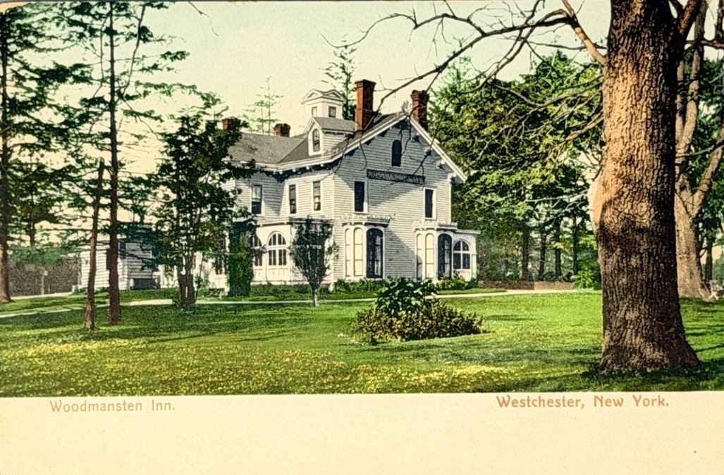 Woodmansten Inn Westchester NYC Vintage Postcard c1905 Now Bronx NY UDB