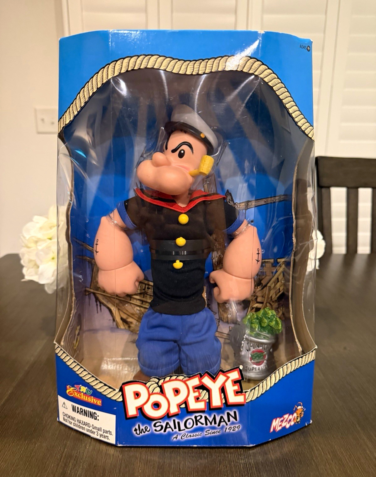 Vintage 2001 Mezco Popeye The Sailor Man 12
