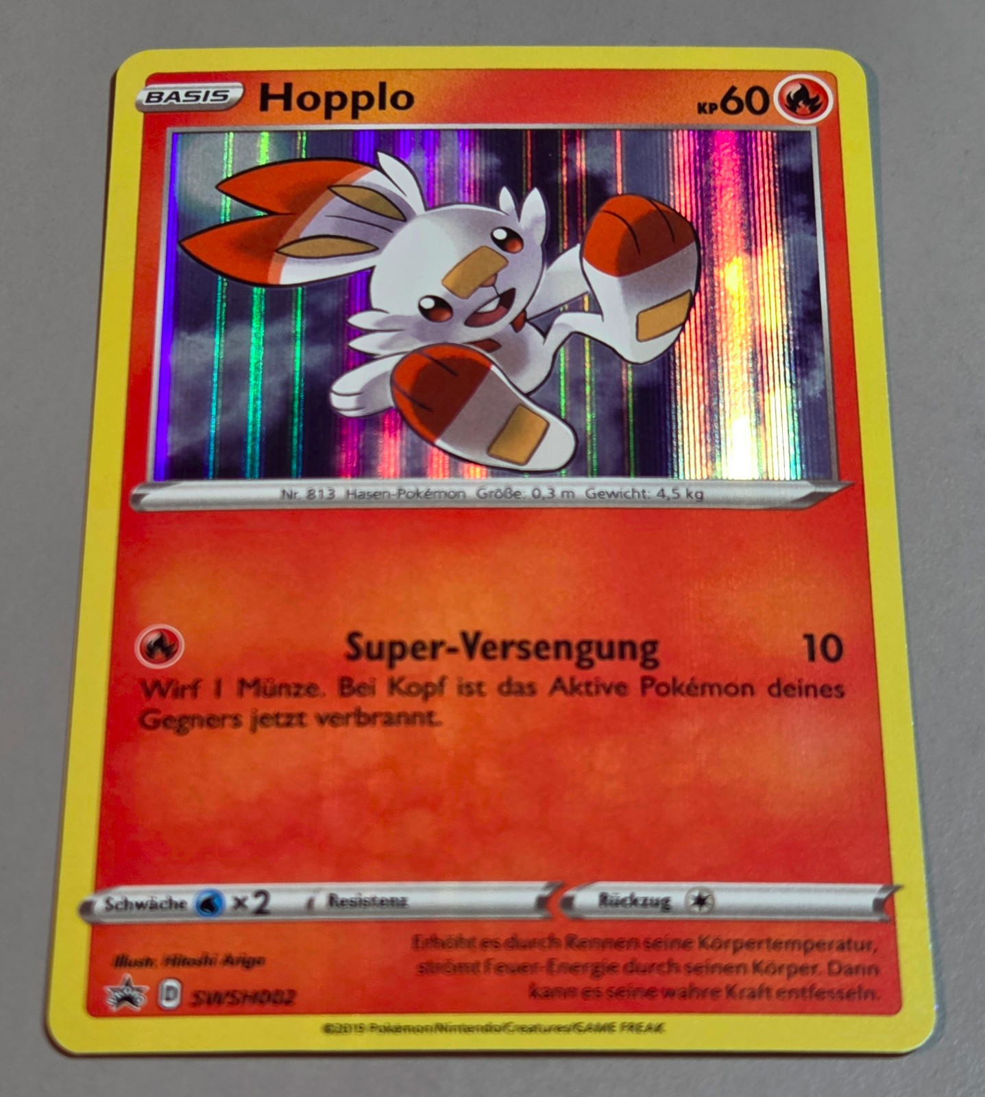 Hopplo # SWSH 002 SWSH Black Star Promo Holo 2019 Pokemon German Mint