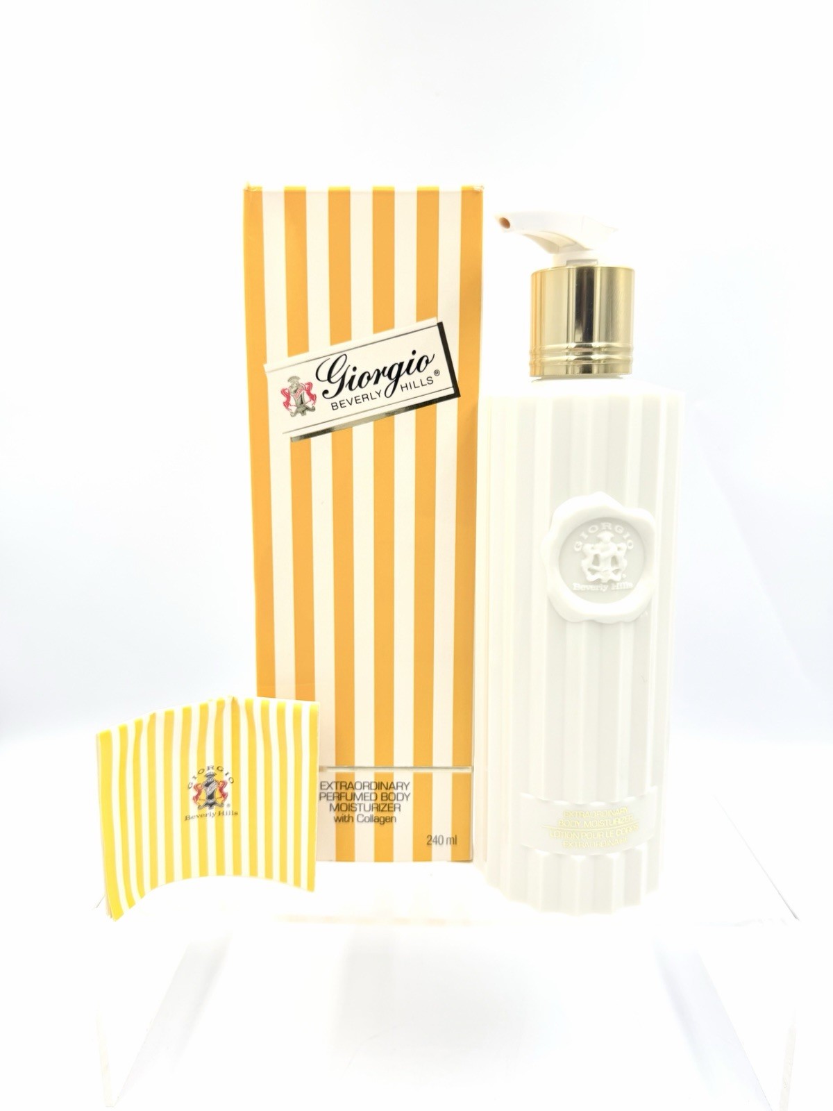 Vintage GIORGIO BEVERLY HILLS Extraordinary Perfumed Body Moisturizer NOS 8 oz