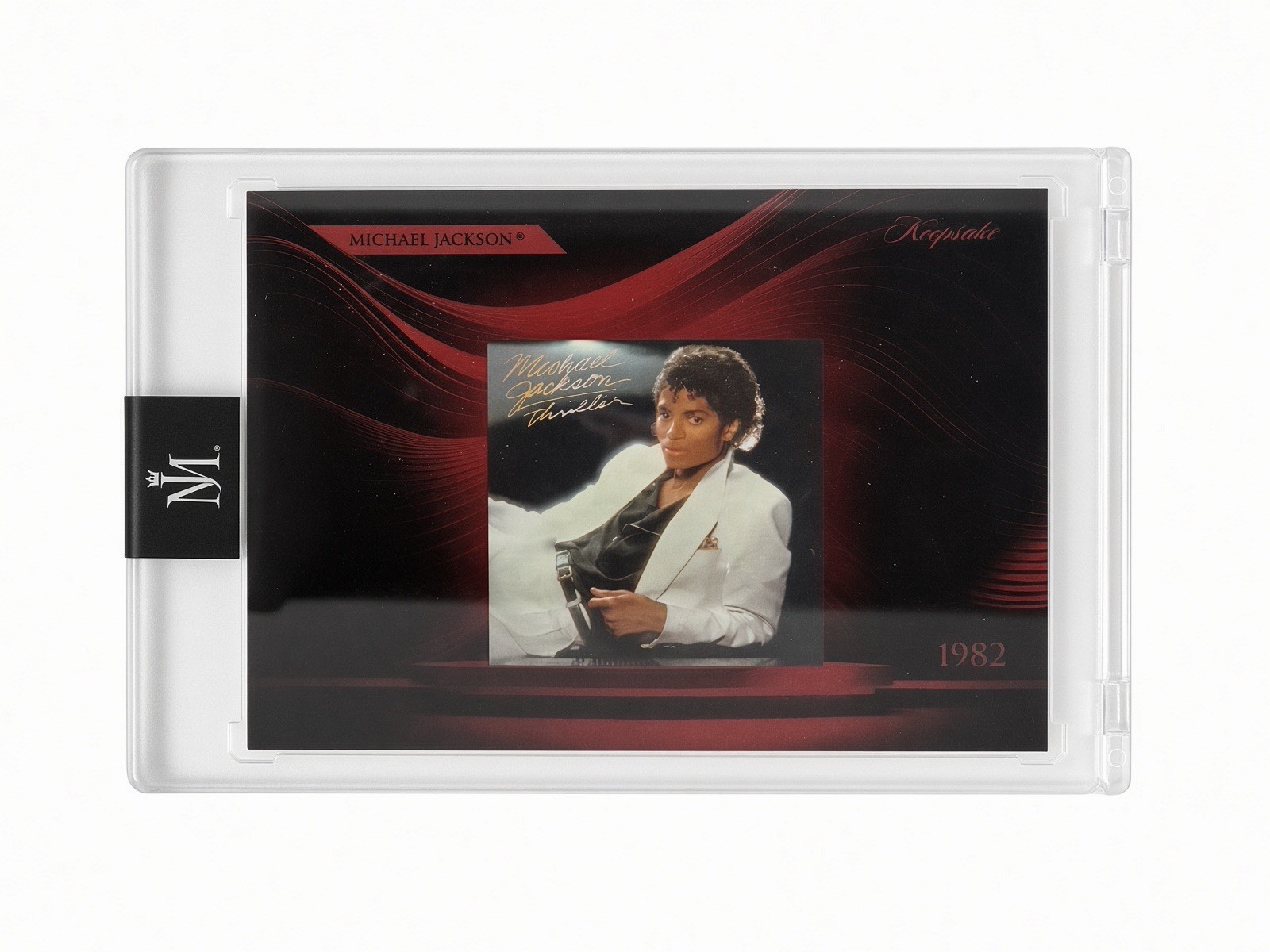 Keepsake Michael Jackson Spotlight Album Showcase Thriller #37 Red 14/82