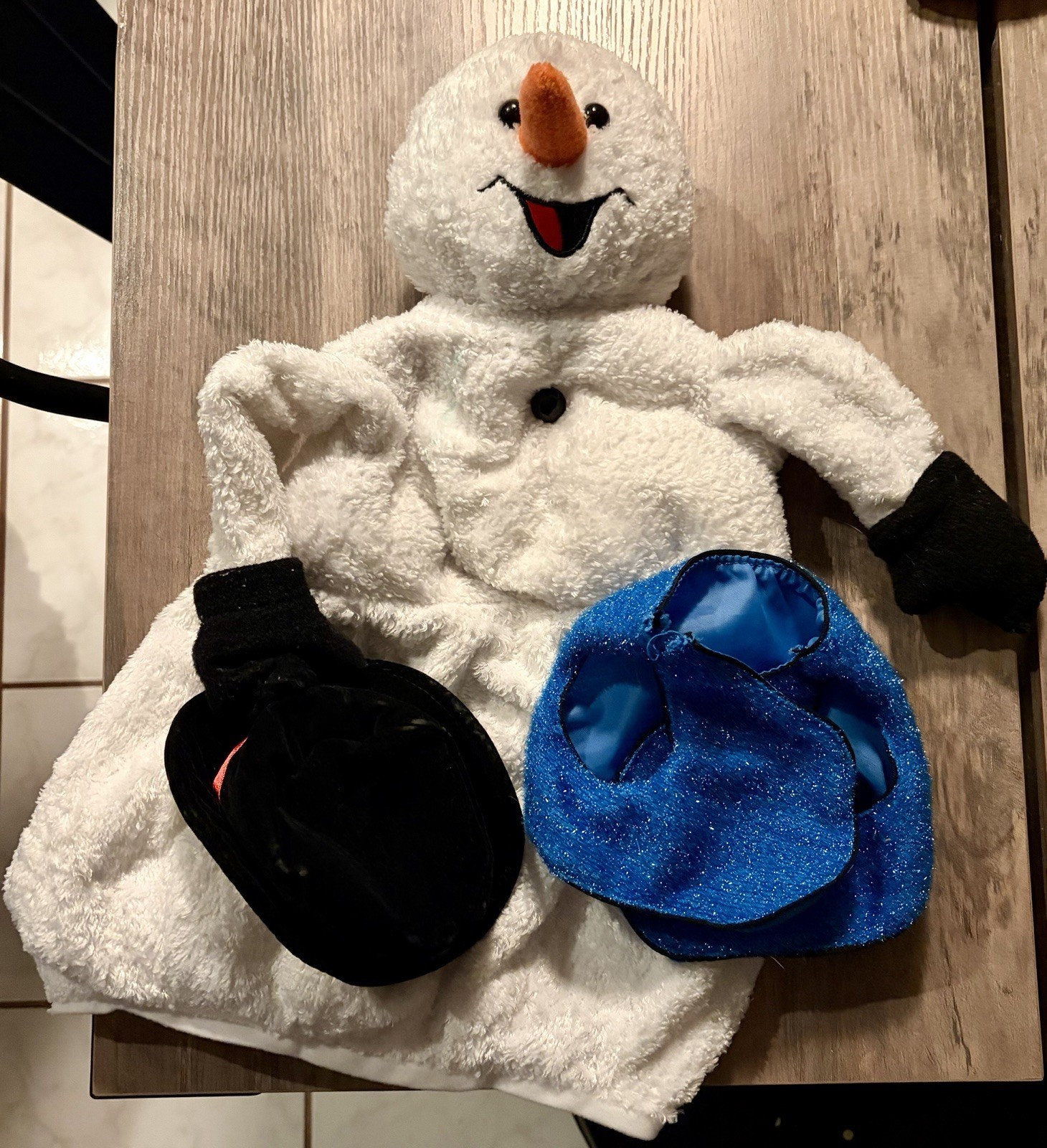 Gemmy Mr. Snow Snowmeiser Animatronic HAT AND FLEECE ONLY
