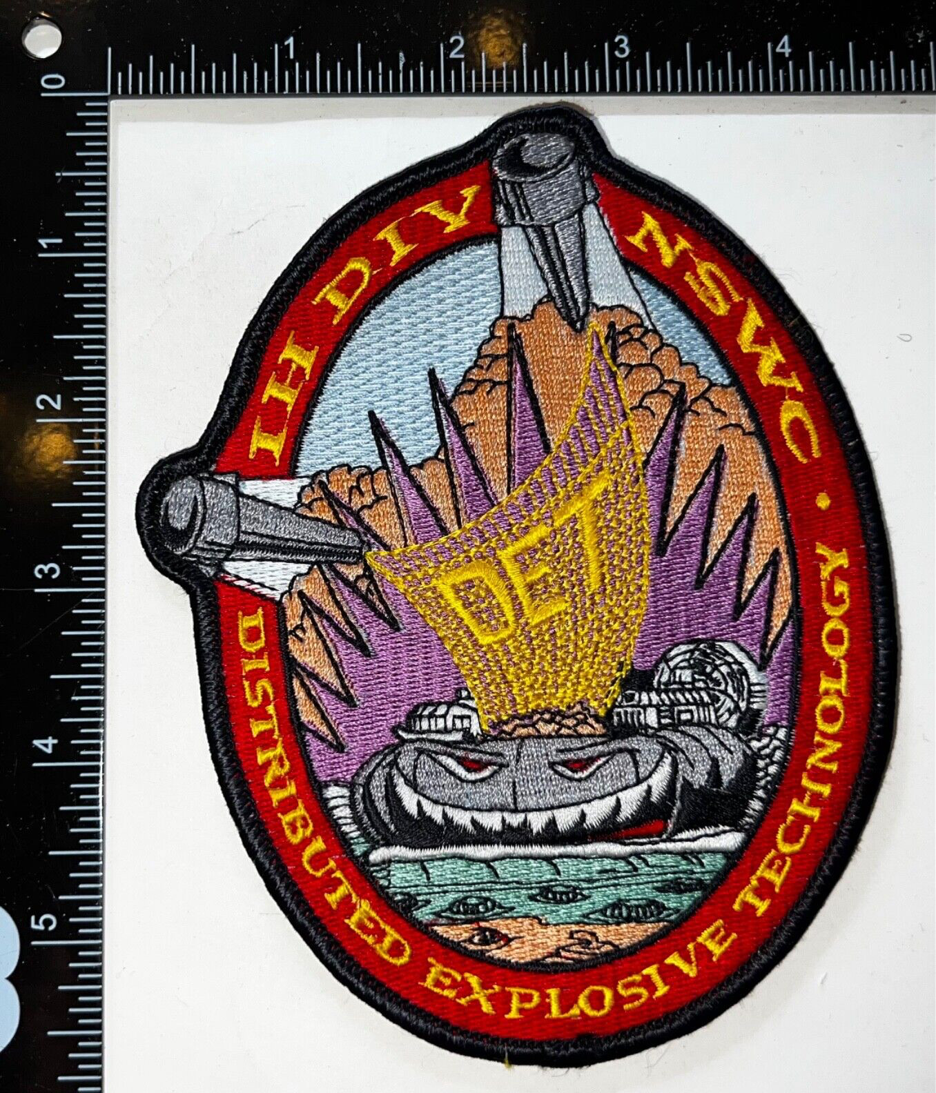USN US Navy IH Division NSWC Distributed Explosive Technology DET Patch