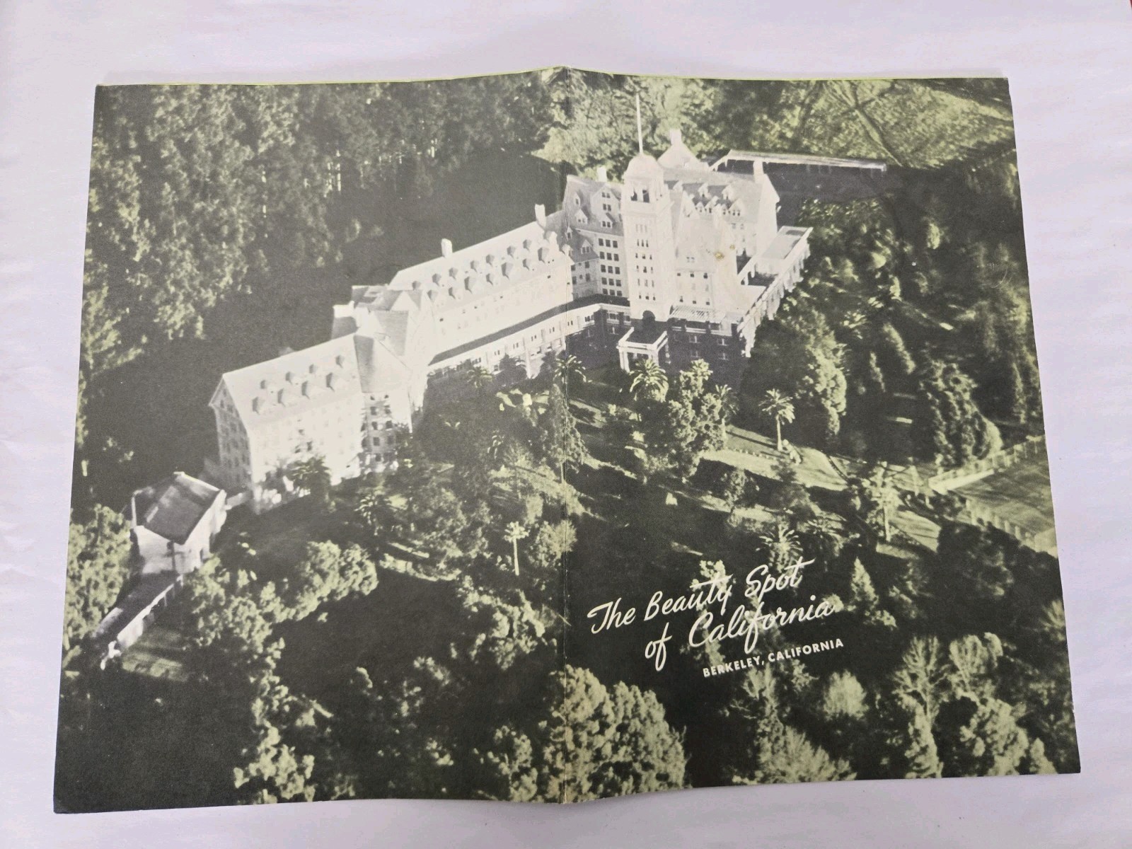 Vtg Hotel Claremont Berkeley CA Advertising Flyer W Leighton Noble & Anne Rooney