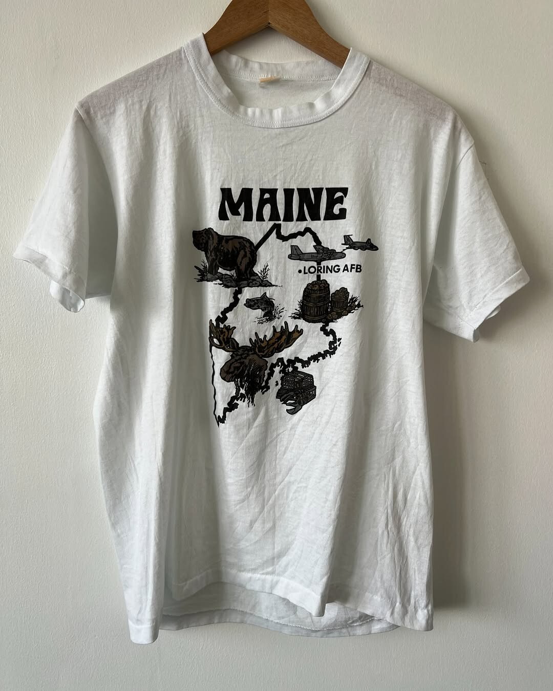 Vintage MAINE Single Stitch T-Shirt M
