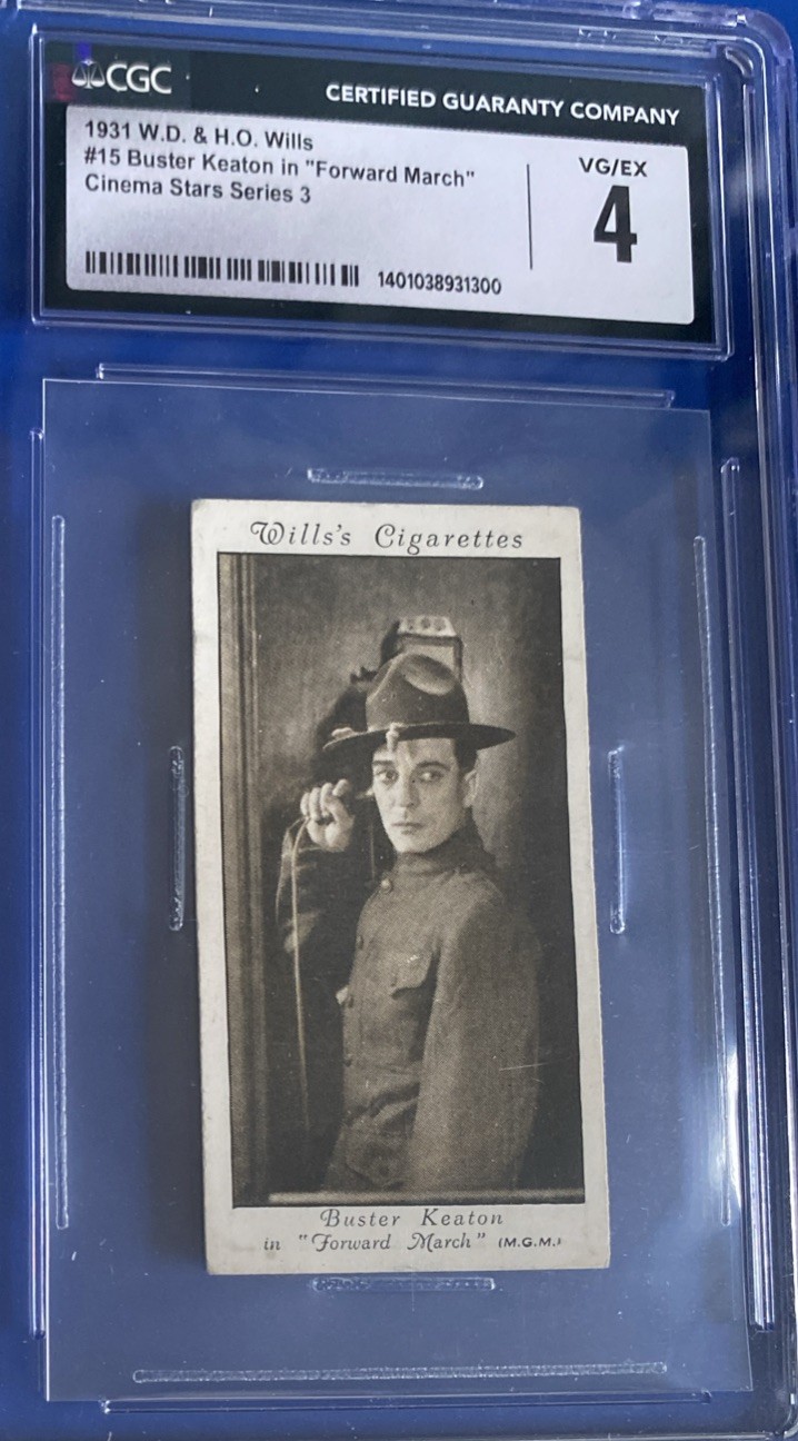 1931 Wills Cinema Stars #15 Buster Keaton in \