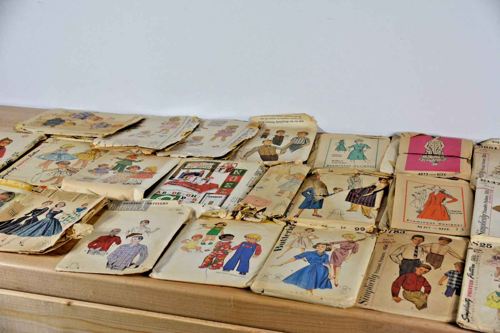 25 Vintage 1950s Sewing Patterns Lot Children\'s Kids Dresses Simplicity McCall\'s