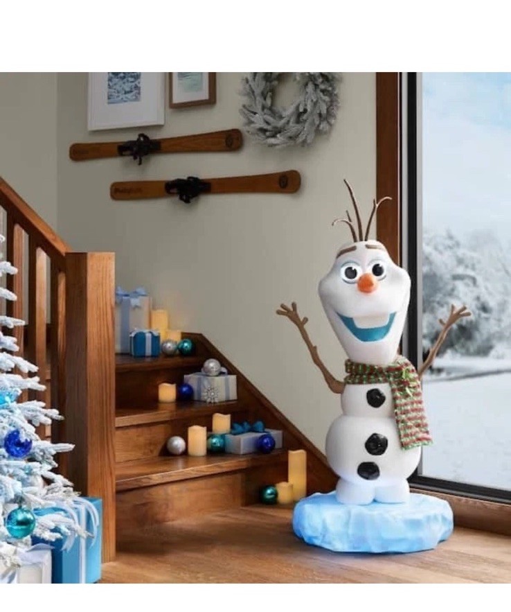 🎄🎅Disney 4ft. Animated LED Home Depot Olaf Holiday Christmas Decor 2025