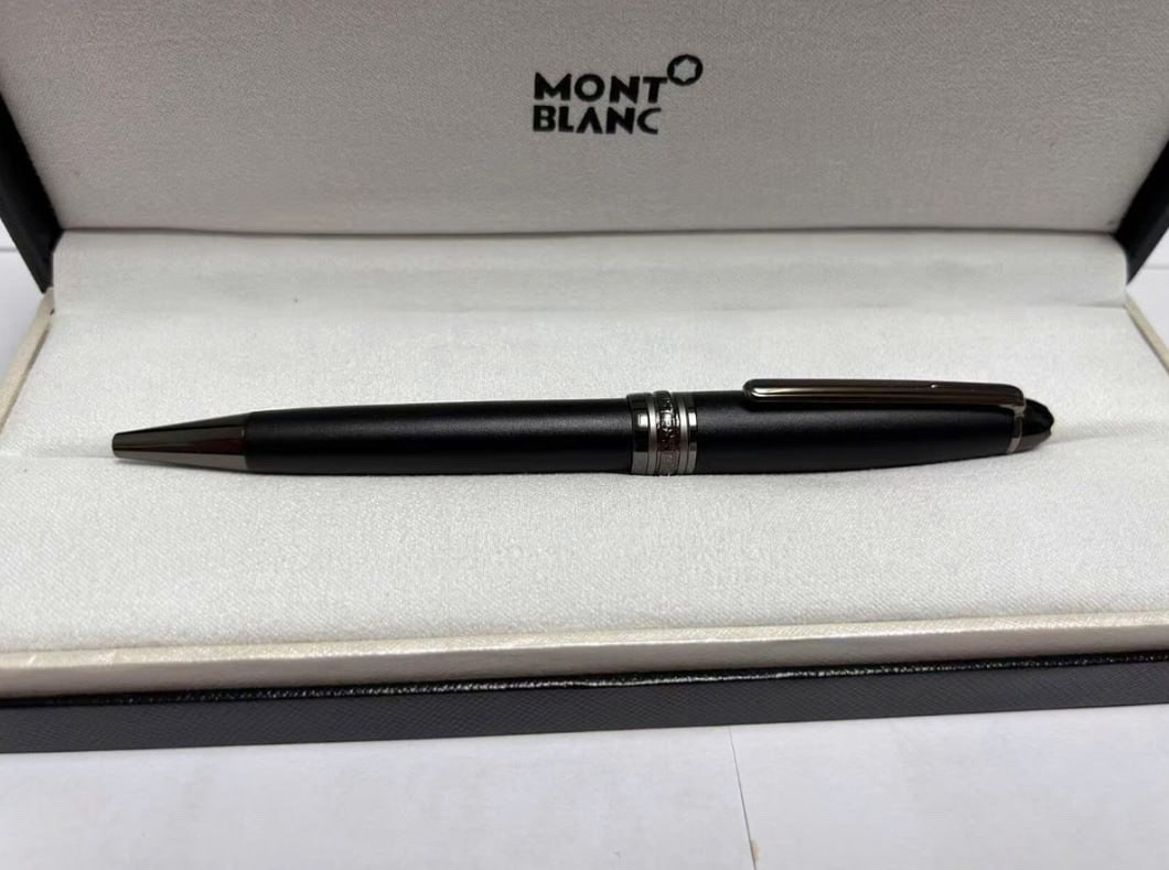 Montblanc Meisterstück Classique 164 Ballpoint Pen Matte Black Silver Trim NIB