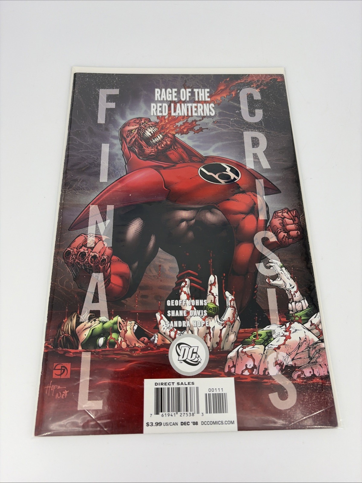 Final Crisis Rage Of The Red Lanterns #1 DC Comics 2008 1st Appearances