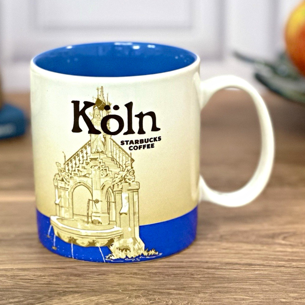 Starbucks Cologne Köln Germany Global Icon City Mug 16 oz 2014 New Unused