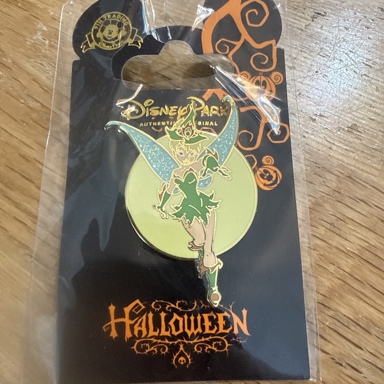Disney Pin TINKER BELL WITCH moon HALLOWEEN sealed NEW NIP