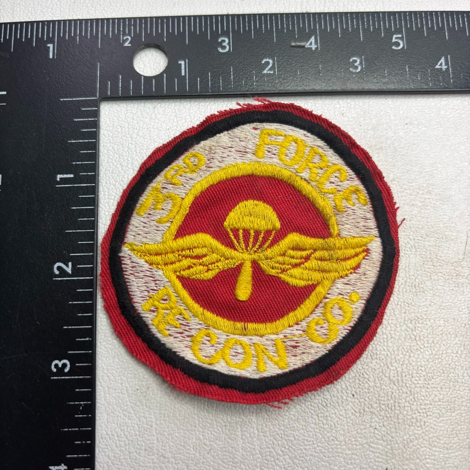 Likely RECENT-MAKE But Looks Old 3RD FORCE RECON COMPANY Military Patch 64ab