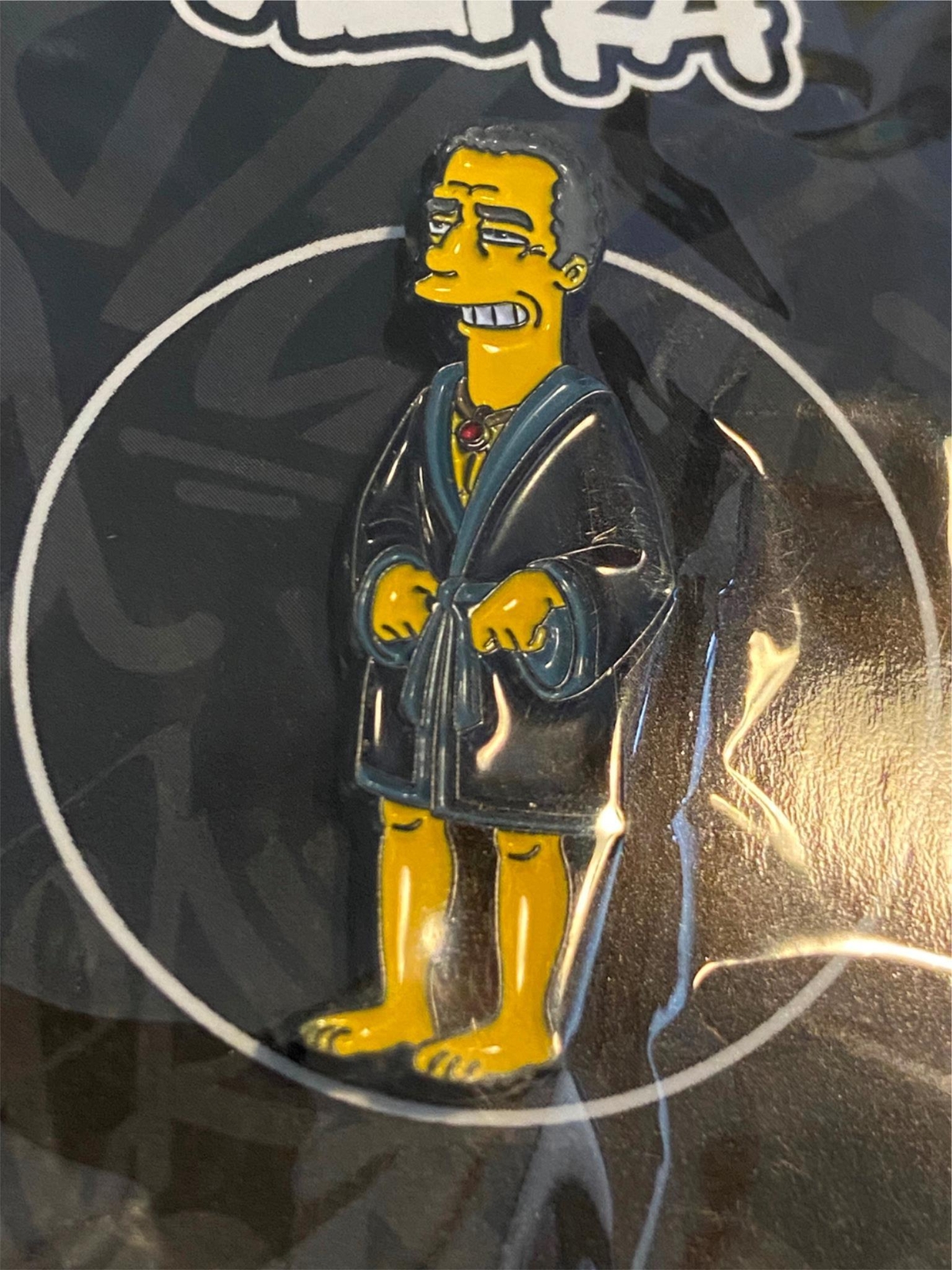 James Caan The Simpsons Bam Ultimate Box Enamel Pin LE Collectible New Limited