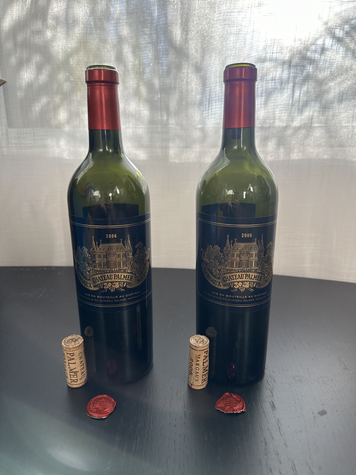 2006 Chateau Palmer Margaux Medoc Bordeaux - Empty 2 X 750ml Bottles - France