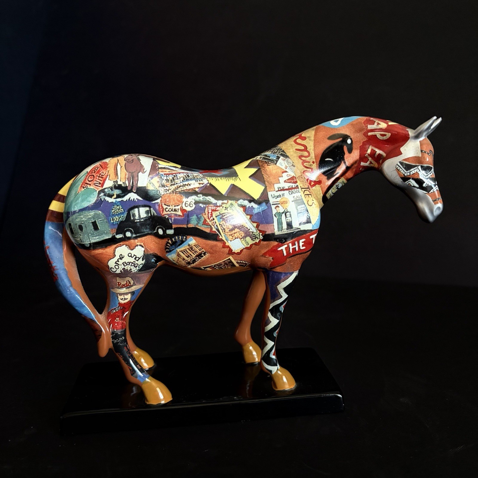 Vintage 2003 Route 66 Horse The Trail Of Painted Ponies Figurine No. 1460