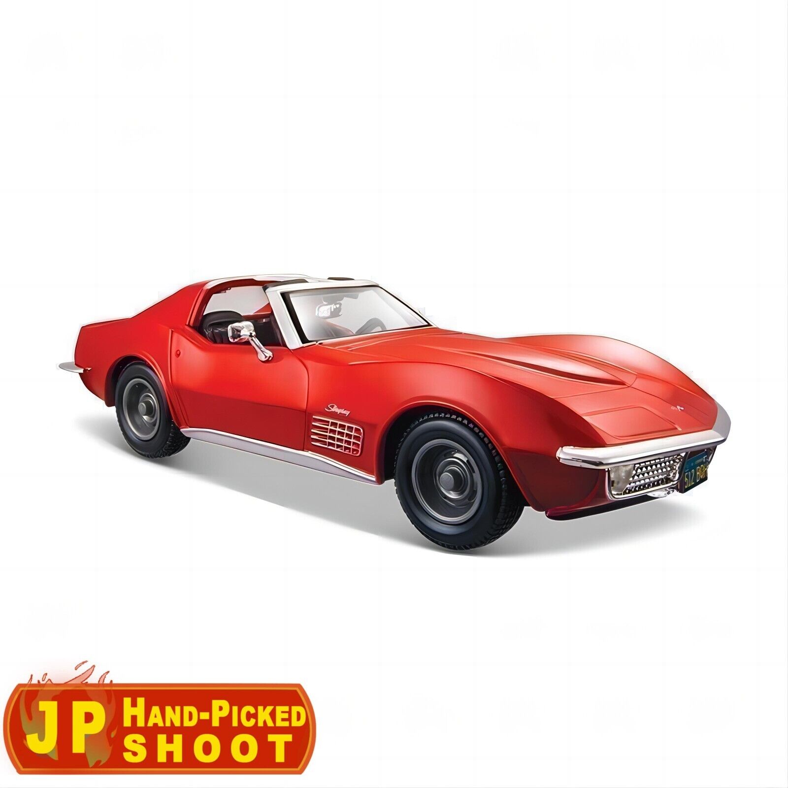 Model MaiSto 1970 Corvette Red Roadster Car Smart 14cm Figure Vehicle Toy