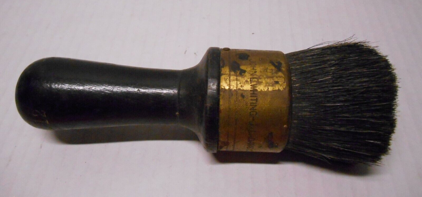 Antique 1800's John L. Whiting - J.J. Adams Co | Nubian Stencil Brush