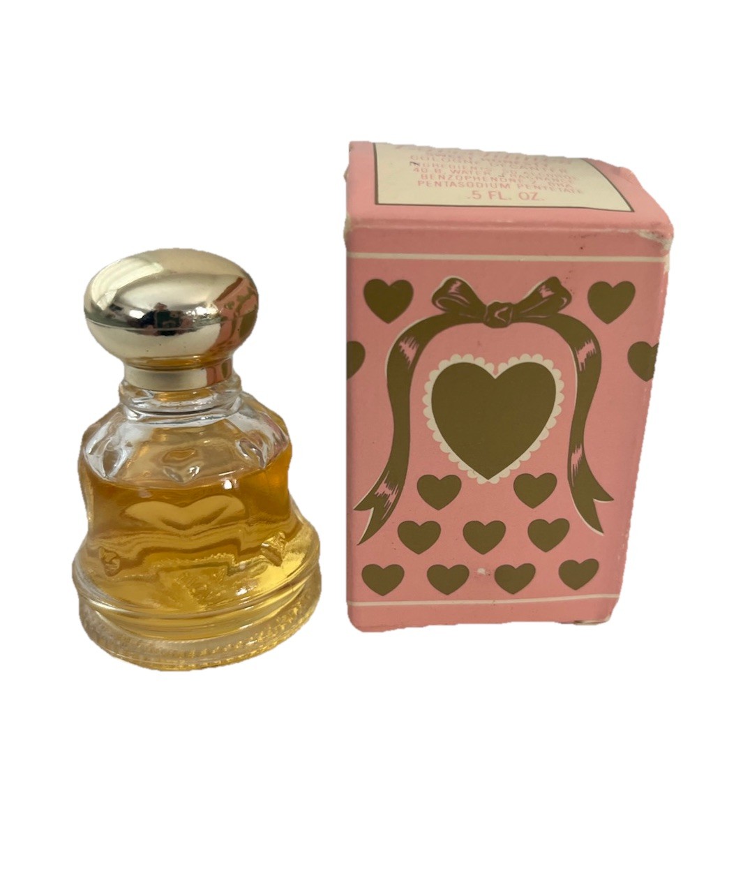Vintage Avon Love Chimes Sweet Honesty  Cologne  0.5 oz  New Original Box Pink