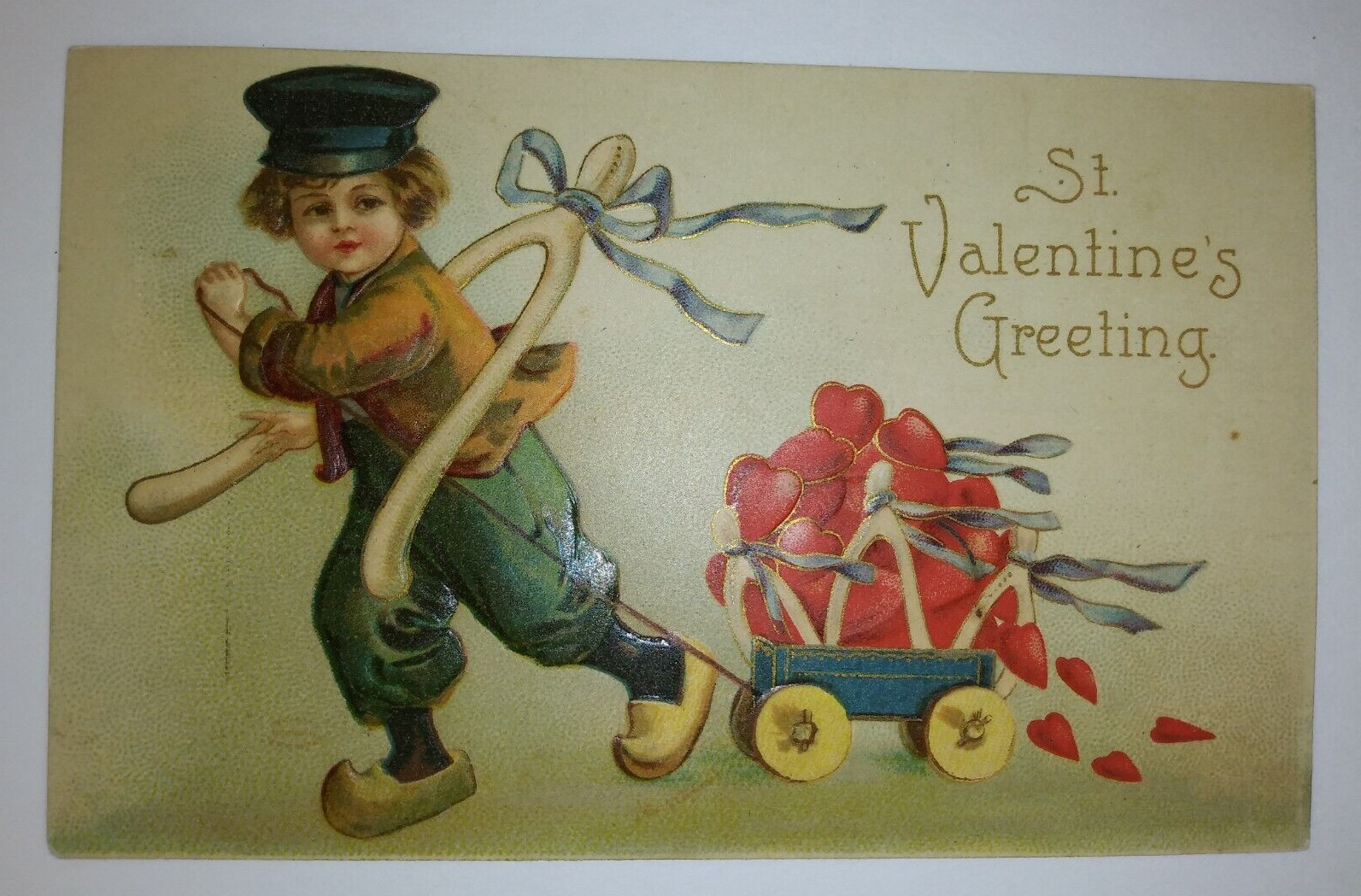 St. Valentine\'s Greeting Antique Post Card Franklin Series 1902 Boston, MA Post