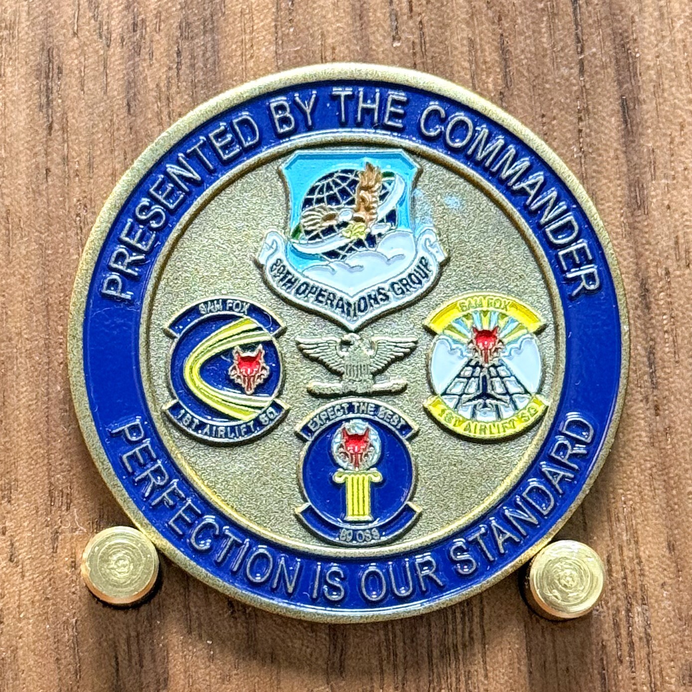 89th Operations Group Commander Challenge Coin  W#7