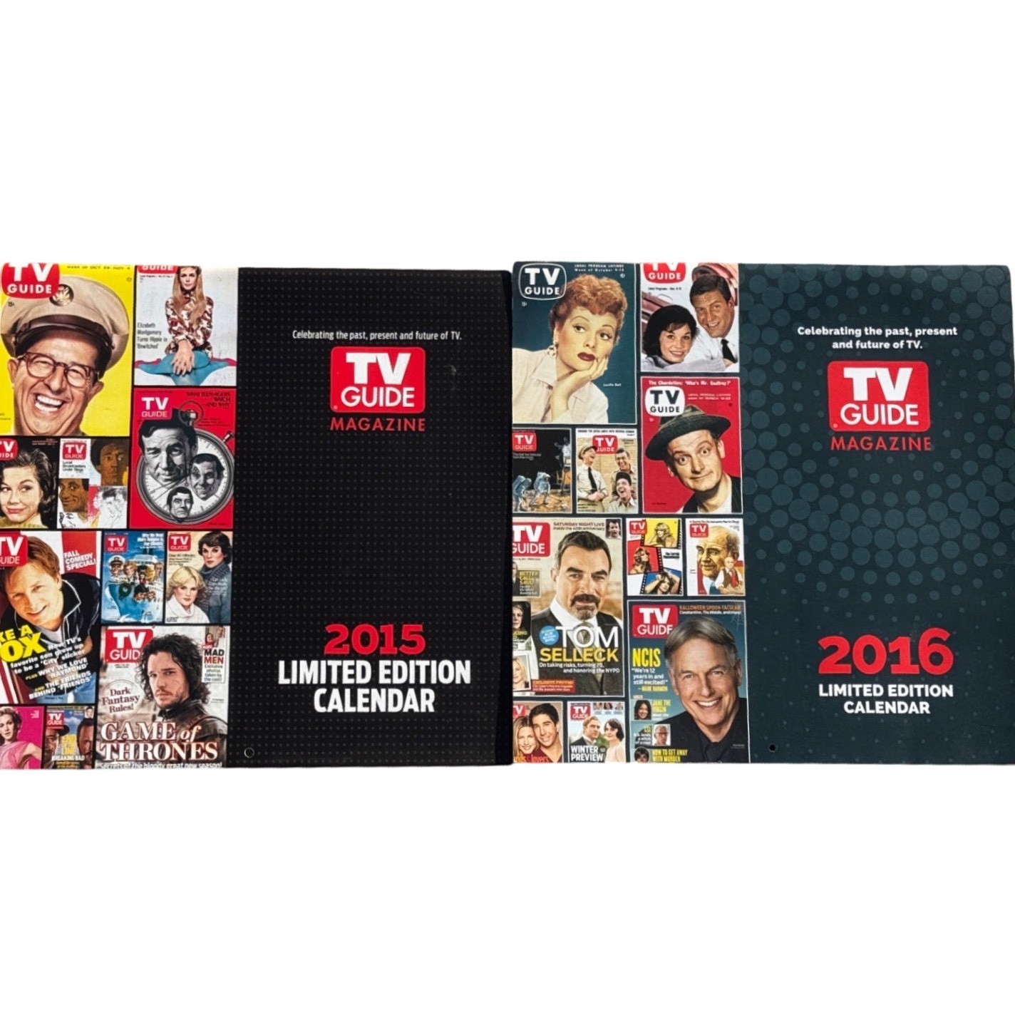 TV Guide Limited Edition Calendar Set 2015 2016 Classic Television Covers