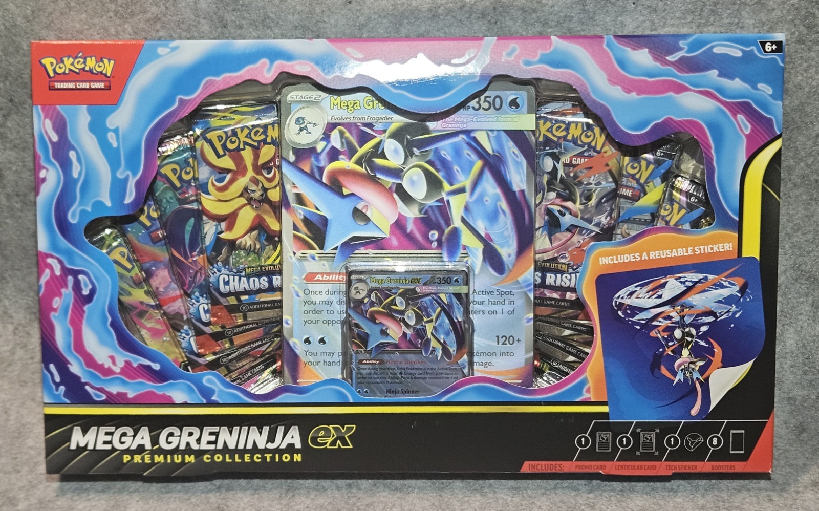 Mega Greninja ex Premium Collection Promo Pokemon Cards English Sealed New 