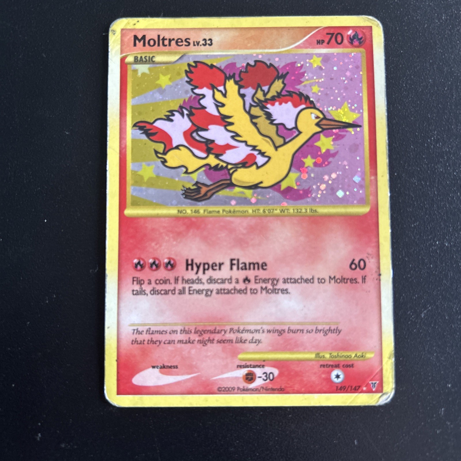 Pokemon TCG Moltres 149/147 Supreme Victors Secret Rare Holo 70HP 