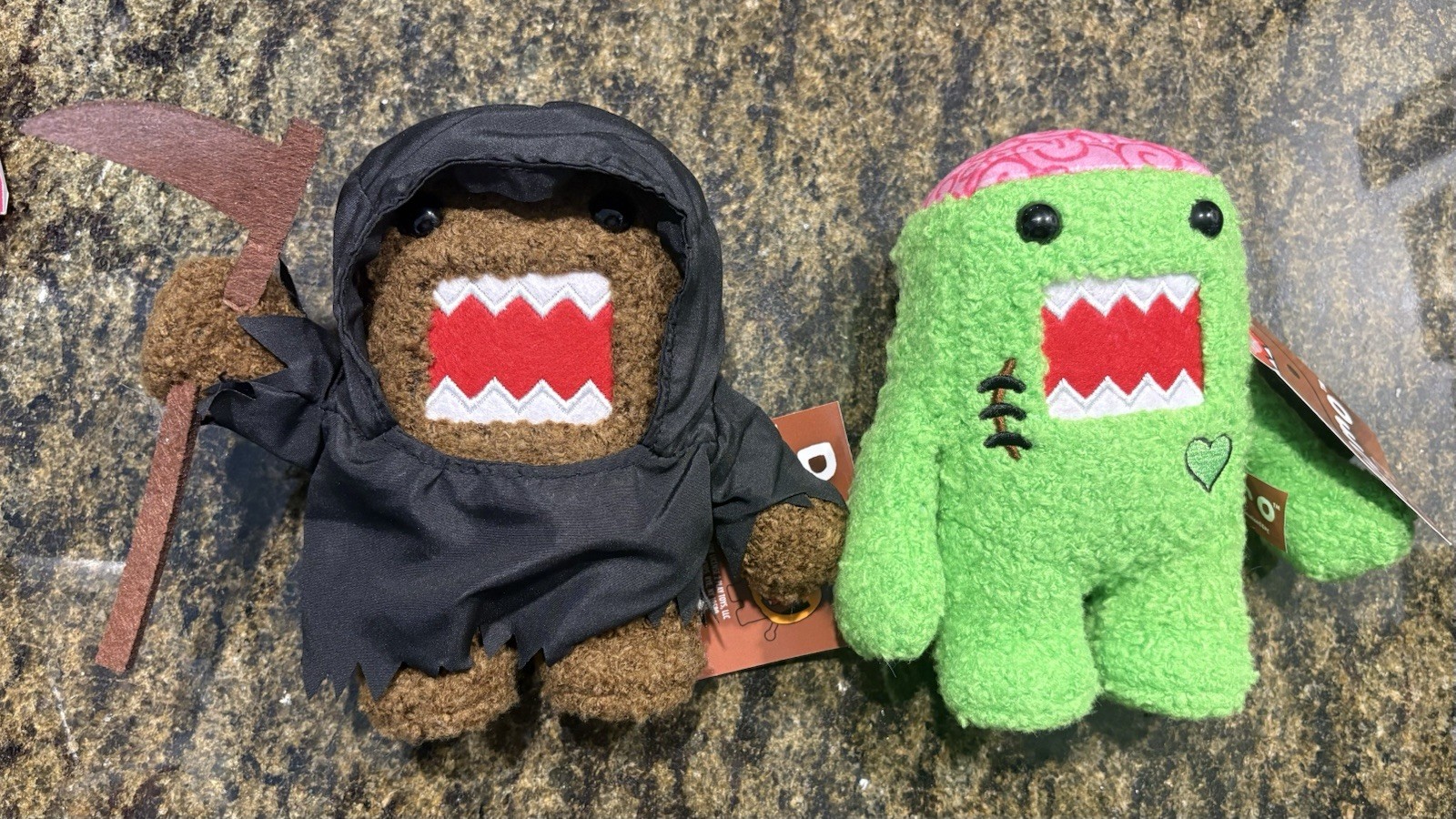 DOMO Domo-Kun 2026 Target Halloween Costume Plushies Set Of 2 Plush Zombie Grim
