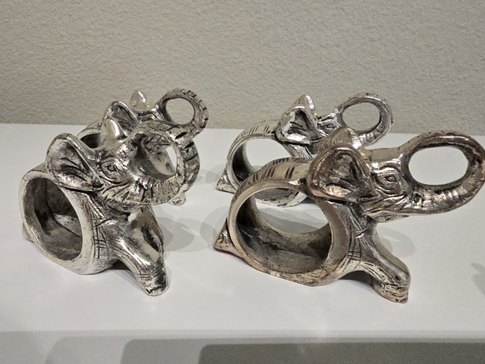 Arthur Court Cast Aluminum Napkin Rings