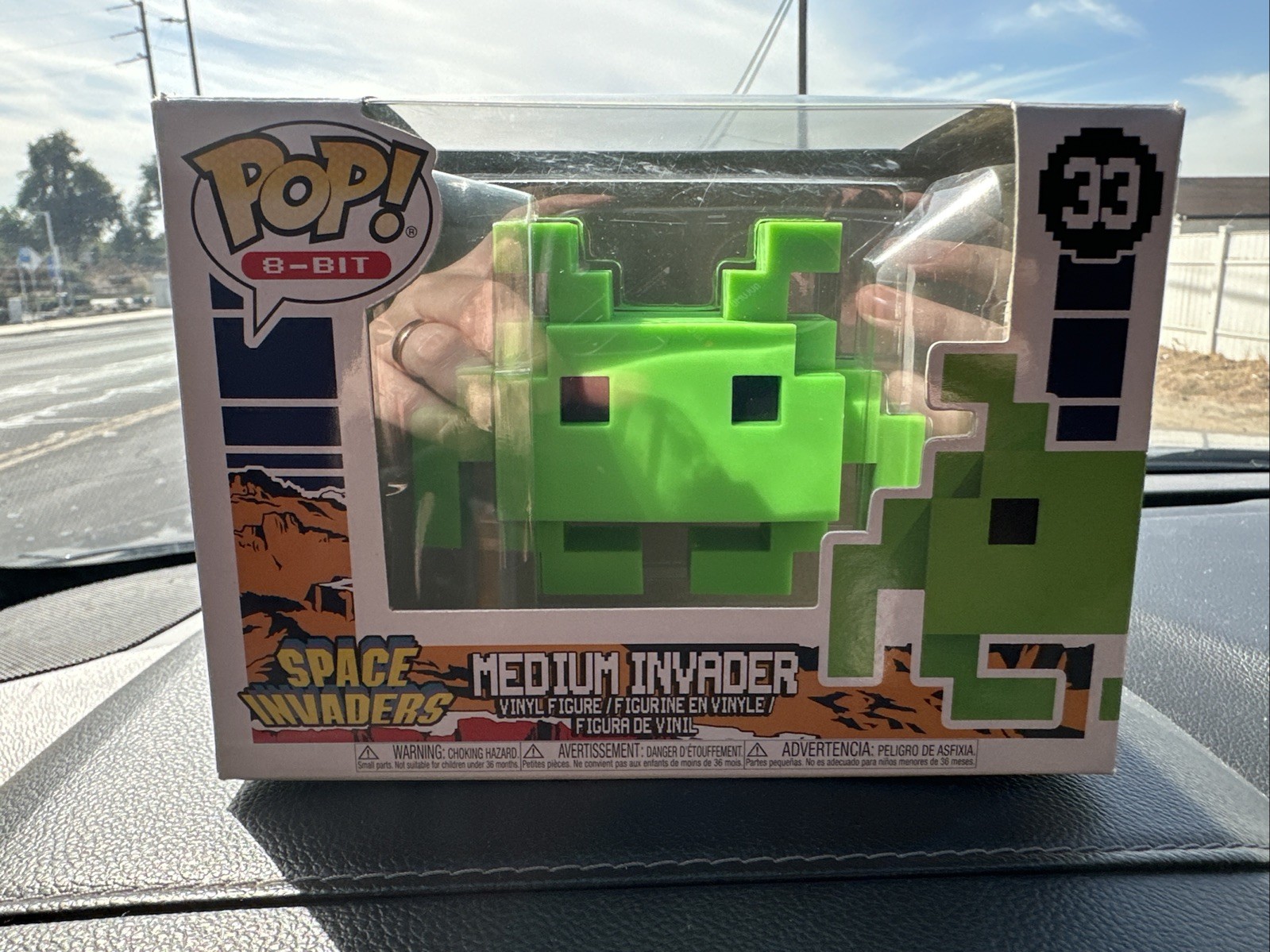 Funko Pop 8-Bit: Space Invaders - Medium Invader - (Green) #33