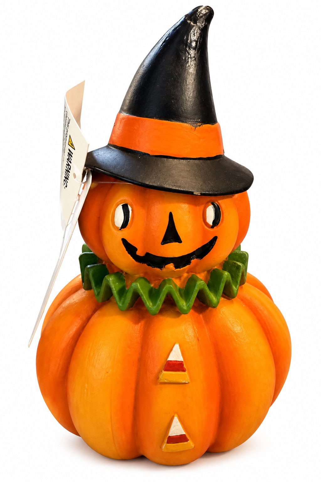Halloween Pumpkin Witch Figurine Jack O Lantern Tabletop Fall Decor