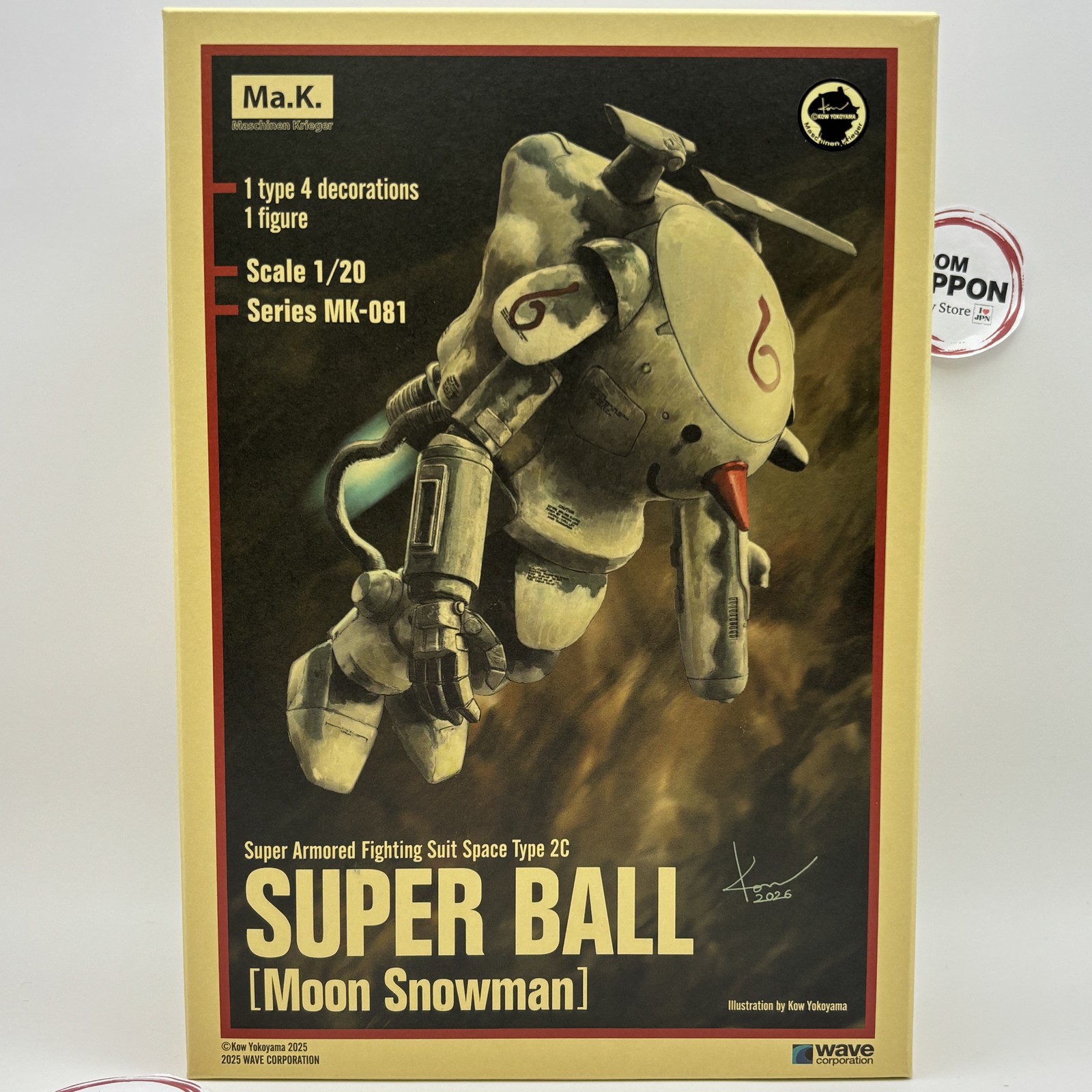 NEW Wave Maschinen Krieger SAFSSPACE TYPE 2C Super Ball [Moom Snowman] 1/20