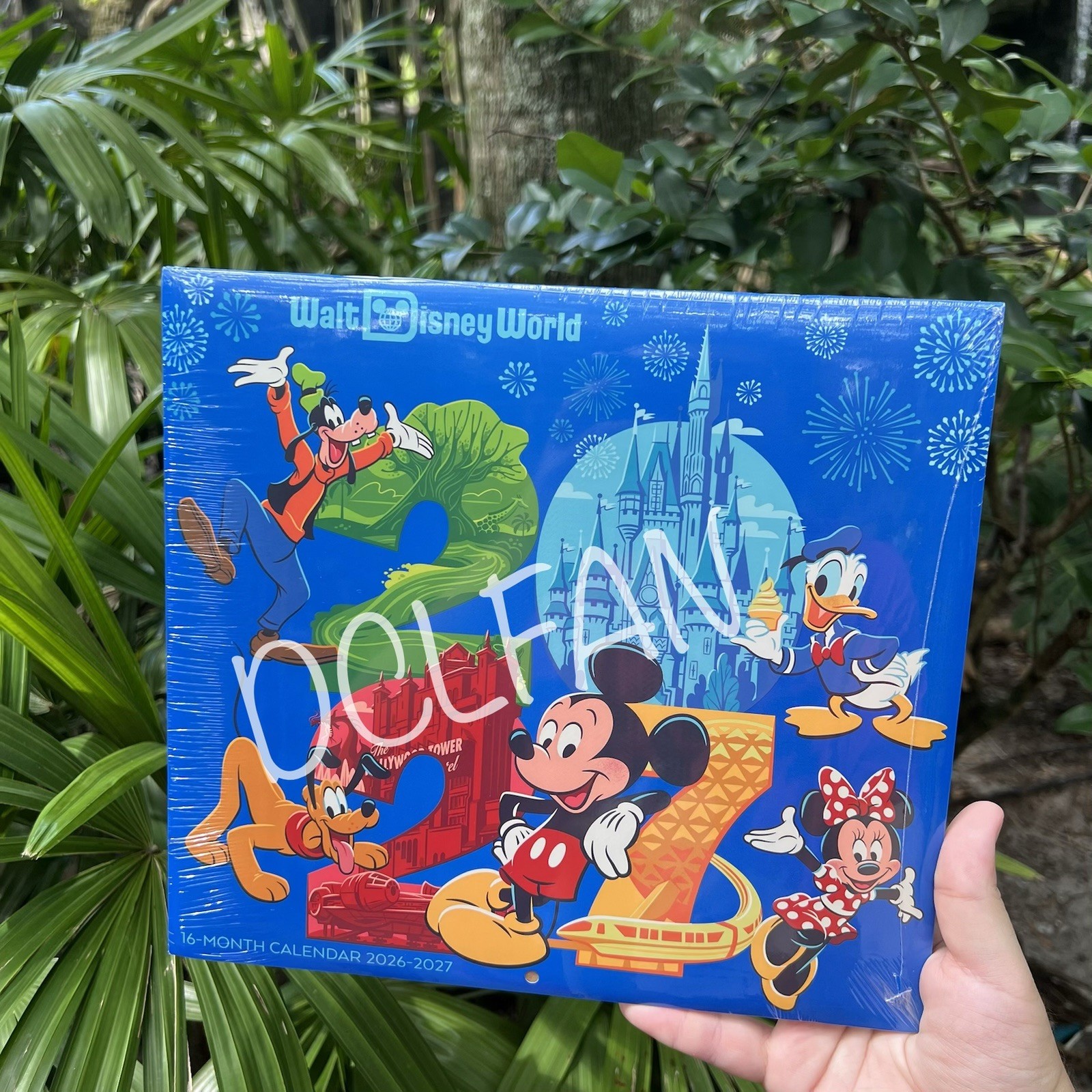 2026 2027 Walt Disney World Full Color 16 Month Official Calendar New
