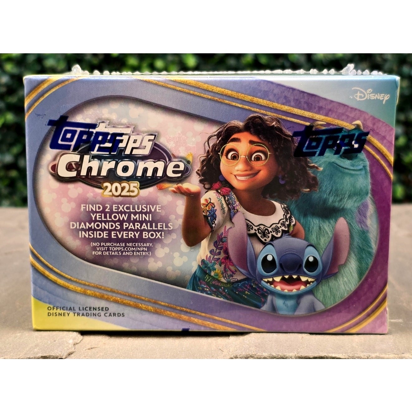 2025 Topps Chrome Disney Value Blaster Box Factory Sealed 28 Cards