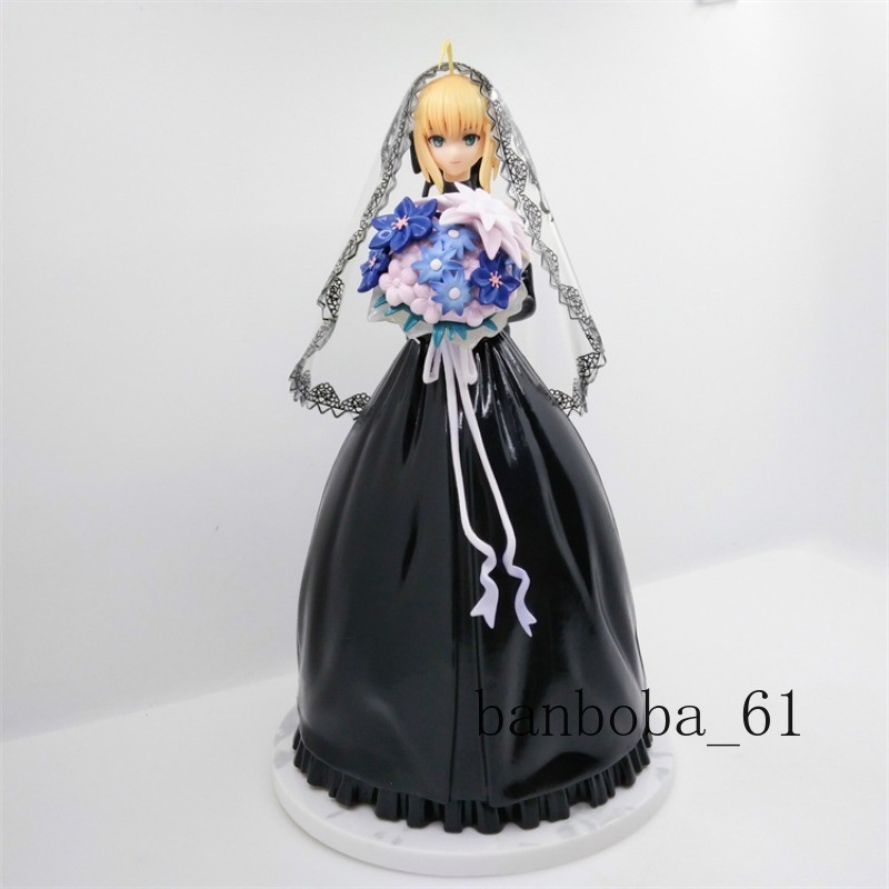 25cm Fate/Stay Night Saber  Action Figure Model Statue Ornament Toy PVC Gift
