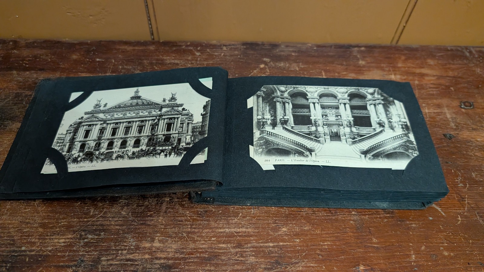 Lot of 48 - Vintage French Post Cards in Book - Paris Opera Notre Dame Chapell
