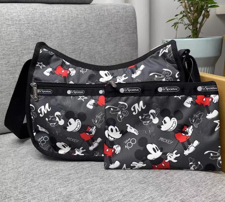 LeSportsac Shoulder Bag Mickey Mouse Disney 7520