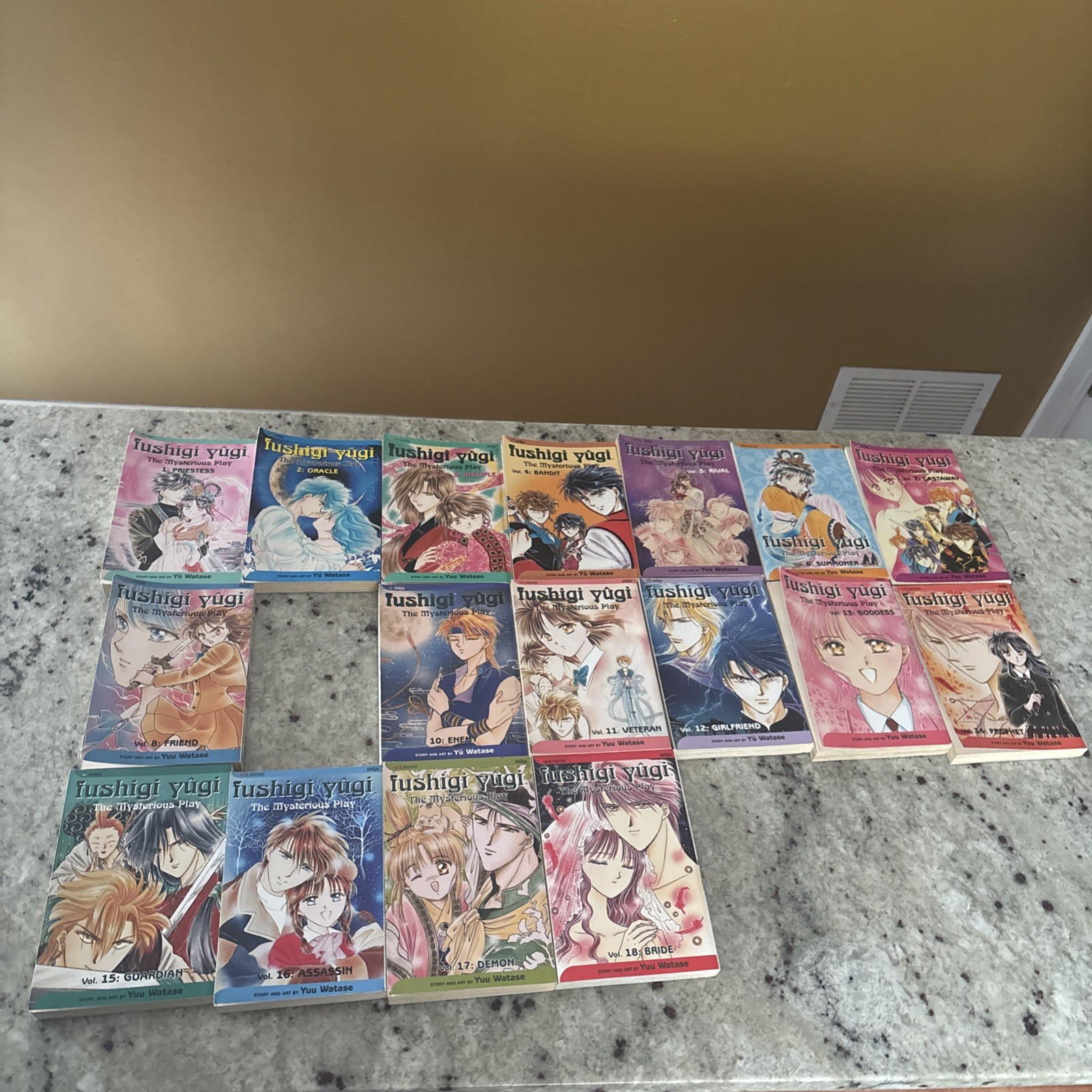 Fushigi Yugi The Mysterious Play Vol 1-18 English Manga Yu Watase Lot OF 17 
