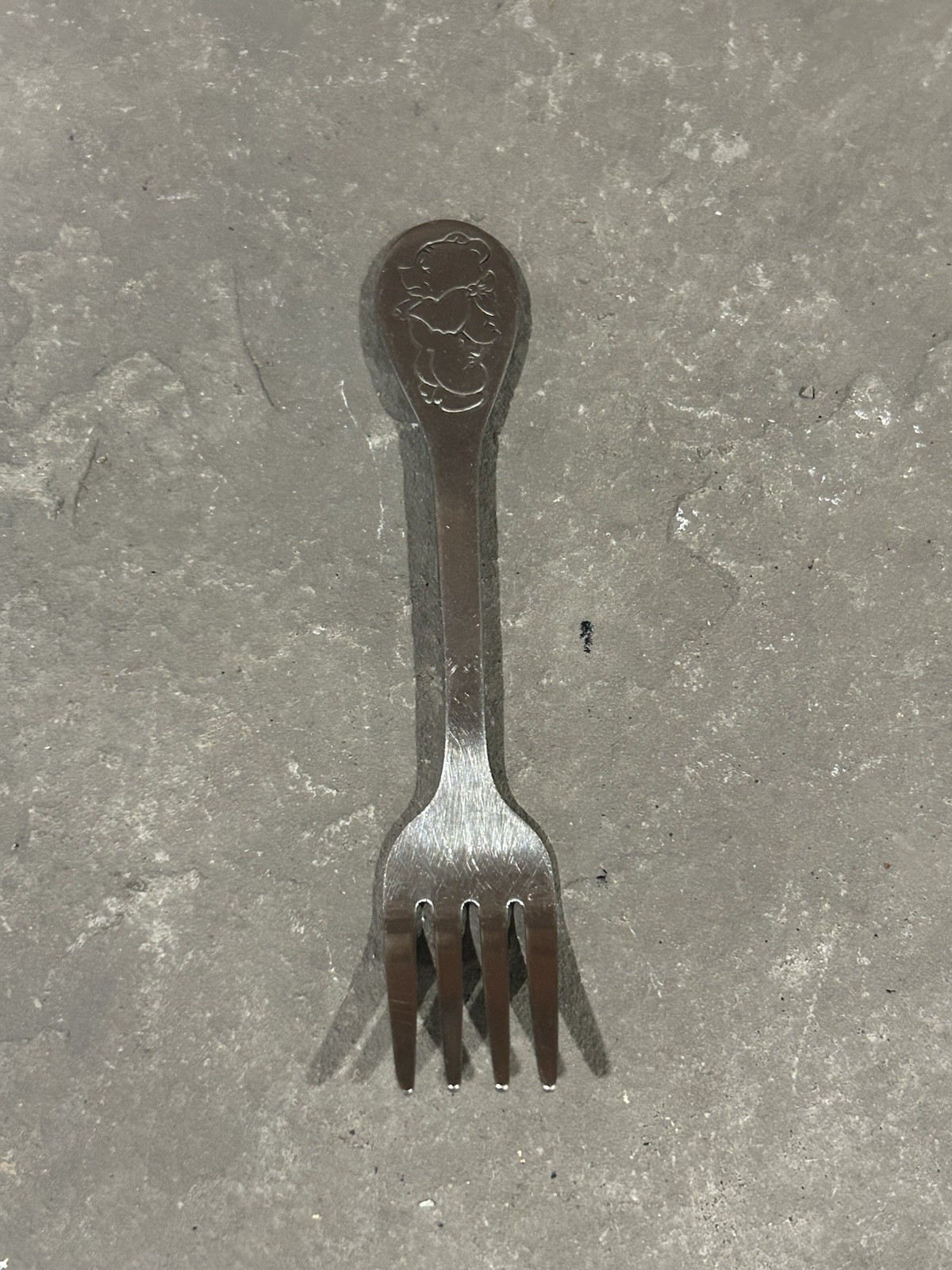 Vtg Tommee Tippee child\'s Fork featuring a Winnie the Pooh - A